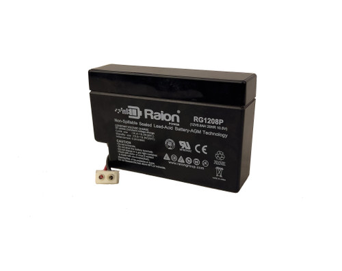 IBT BT0.8-12 12V 0.8Ah Replacement Emergency Light Battery - (1 Pack)