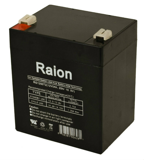 Newmox Home Alarm 12V 5Ah Fire Alarm Battery (1 Pack)