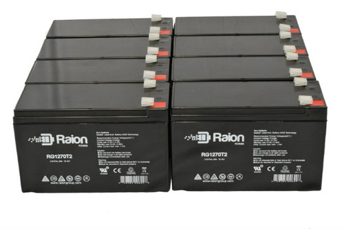 PowerWare PW9120-3000VA Replacement 12V 7Ah Battery (8 Pack)