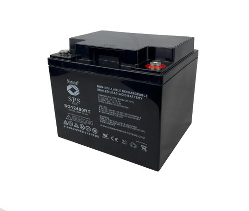 IBT BT38-12 12V 40Ah Replacement Emergency Light Battery (1 Pack)